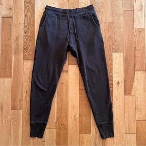 RSVP Gallery Men’s Dark Gray Jogger Sweatpants Drawstring 100% Cotton Sz Medium